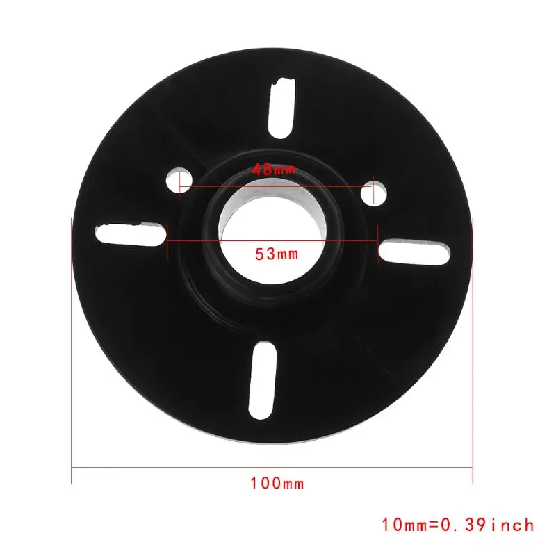 ESTD Black Tweeter Treble Horn Adapter 51-87mm Circle Diameter Accessories 100mm Outer Diameter Horn Adapter Accessories