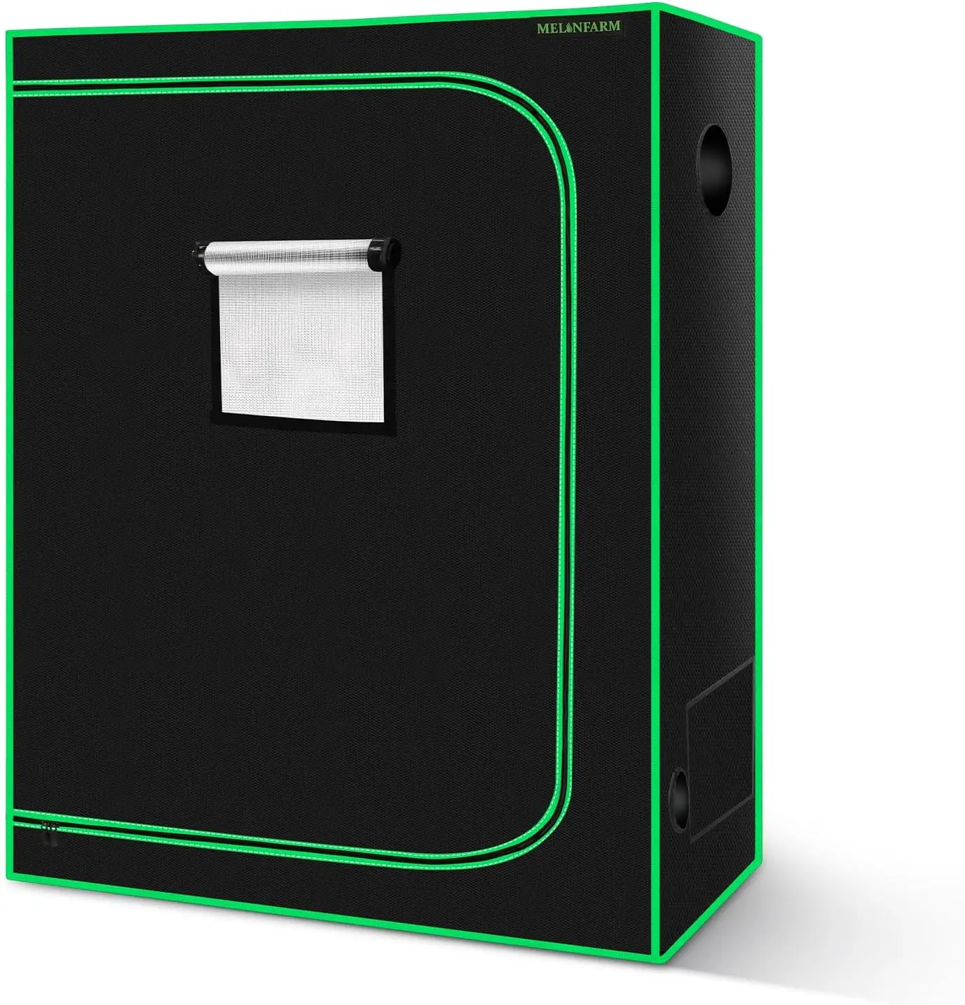 Tienda de cultivo 4x2, lona reflectante de Mylar de 48 "x 24" x 60 "con ventana de observación y bandeja de suelo para cultivo de plantas hidropónicas de interior