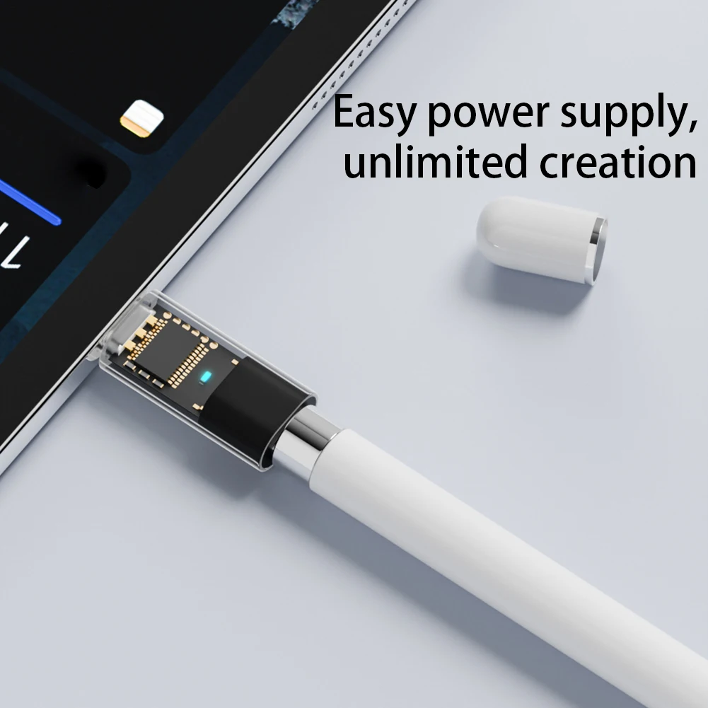 Ligting To Type-C Adapter for  Pencil 1st Generation Bluetooth-Compatible Ligting To Type C Charging Adapter for IPad10