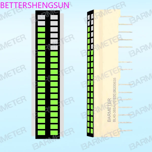 BL220-3803S factory direct sales 40 segment 38mm long yellow green LED display light pillar device