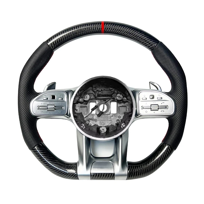 

Carbon Fiber Steering Wheel for Mercedes Benz W117 W166 W177 W197 W205 W213 W216 W217 W218 W222 W253 W257 W463 W464 GLE G63 C63