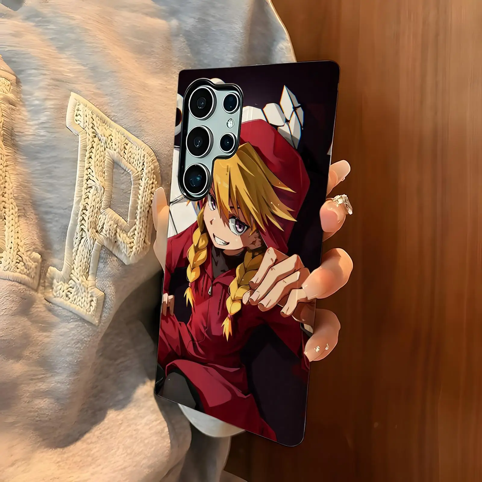 Phone Case For Samsung Galaxy S26 25 S24 S23 S22 S21 Ultra Glossy Film Phone Case DAEMONS OF THESHADOW REALM view 4
