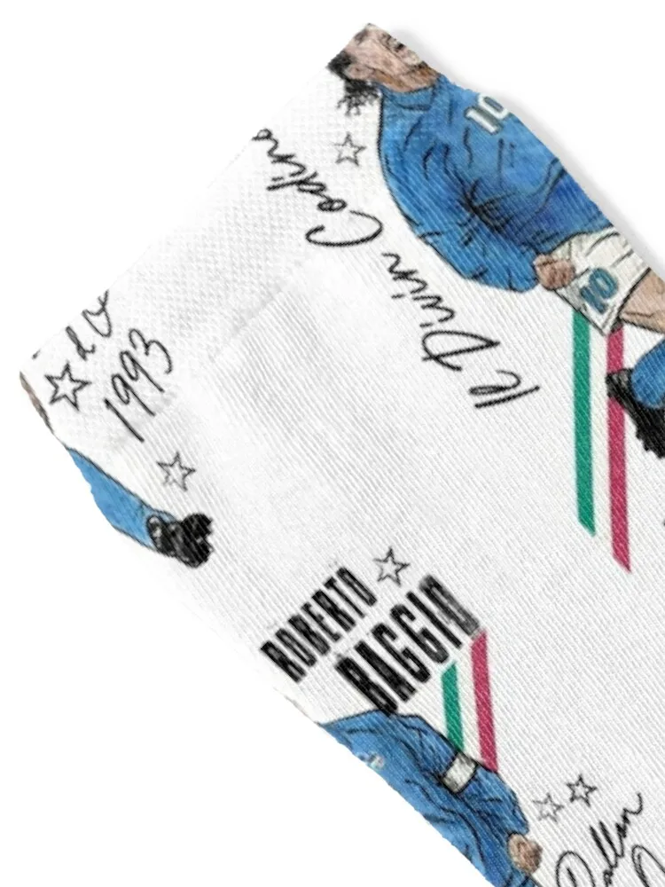 R.Baggio - Il Divin Codino Socks fashionable custom cartoon Men's Socks Ladies Men's