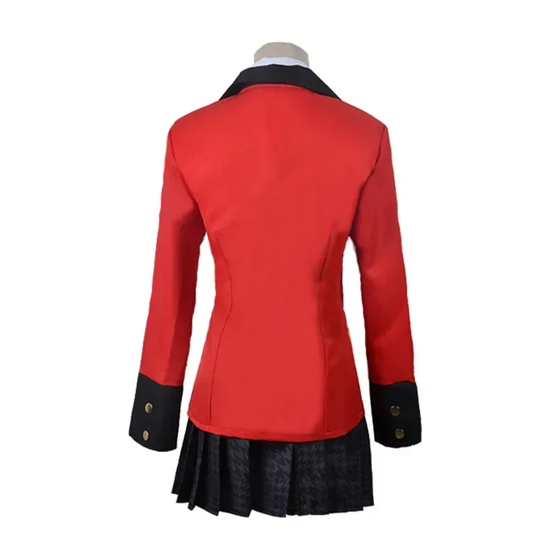 Anime Jabami Yumeko Cosplay Kakegurui Compulsive Gambler Wigs Halloween Woman Party Costumes CMM221