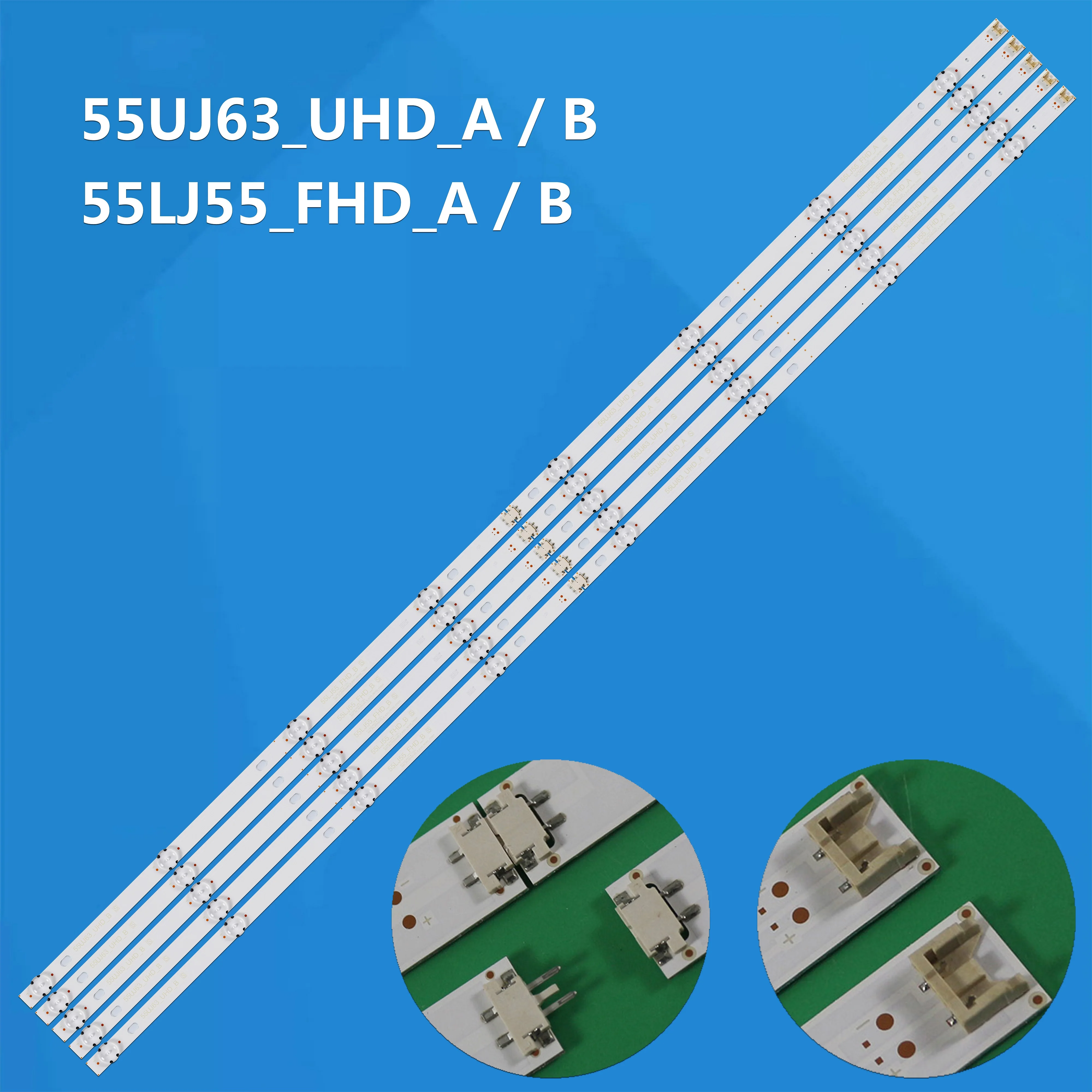 

Светодиодная лента подсветки для AGM76209901 AGF78738602 AGF78819201 55LJ550M 55LJ541V 55LJ550T 55UJ6100 55LJ550M-UB