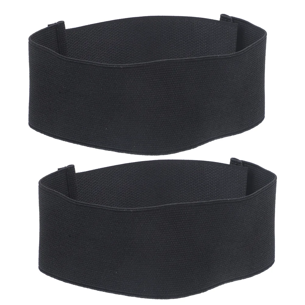 2 Pcs Strain US Hockey Straps Shin for Goalkeeper Male Sports Guard Sleeves Black Girls Field Guards Man