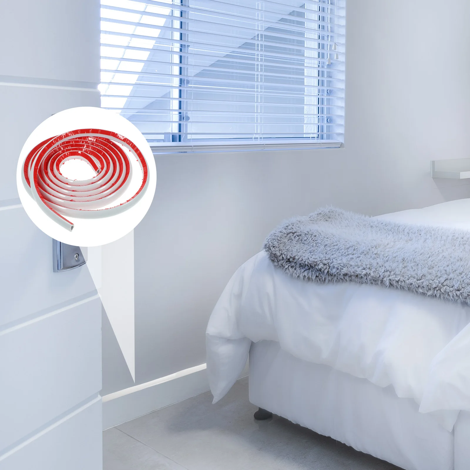 

Flexible Ceiling Edge Wallpaper Pvc Molding Trim Caulk Self-Adhesive Wall Corner Peel Stick Skirting Moldings 10Meters Long For