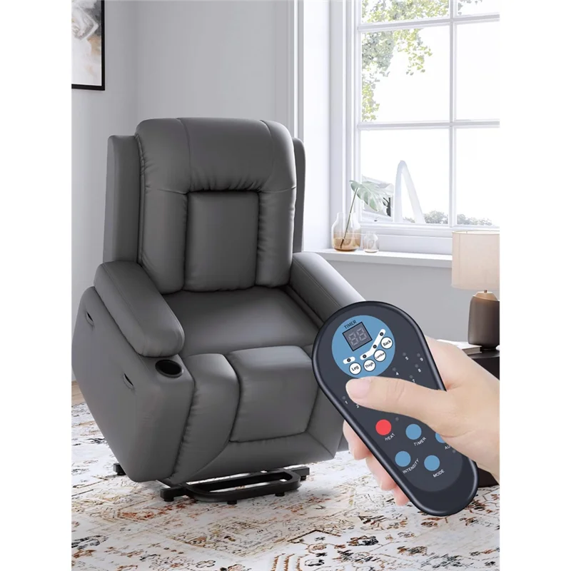 【B74A】Recliner Remote Handset Controller Replacement, For Relaxzen Longstreet Rocker Power Recliner, 8 Pin Female Plug Remote