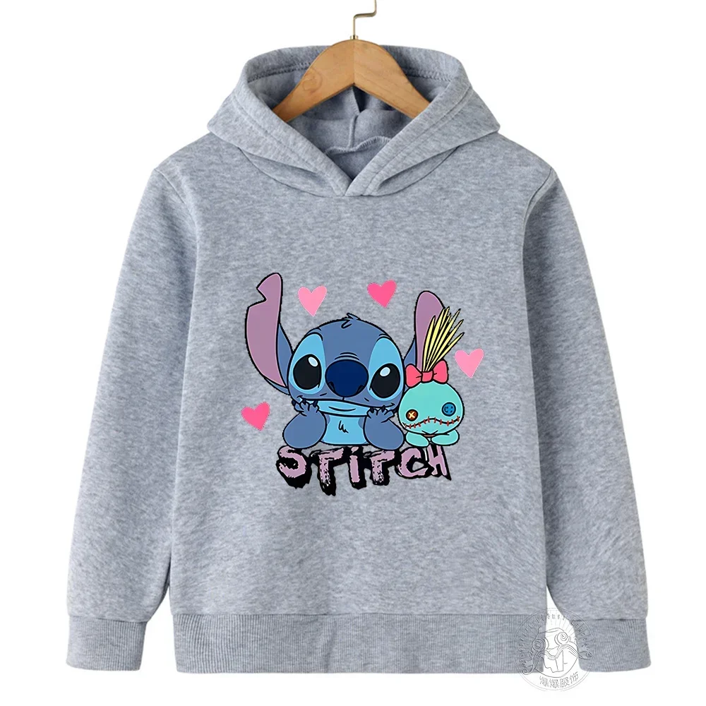 جديد ديزني الكرتون غرزة العصرية لعوب لطيف عارضة في الهواء الطلق يوميا فضفاضة مريحة الدافئة أزياء متنوعة ملابس رياضية للأطفال