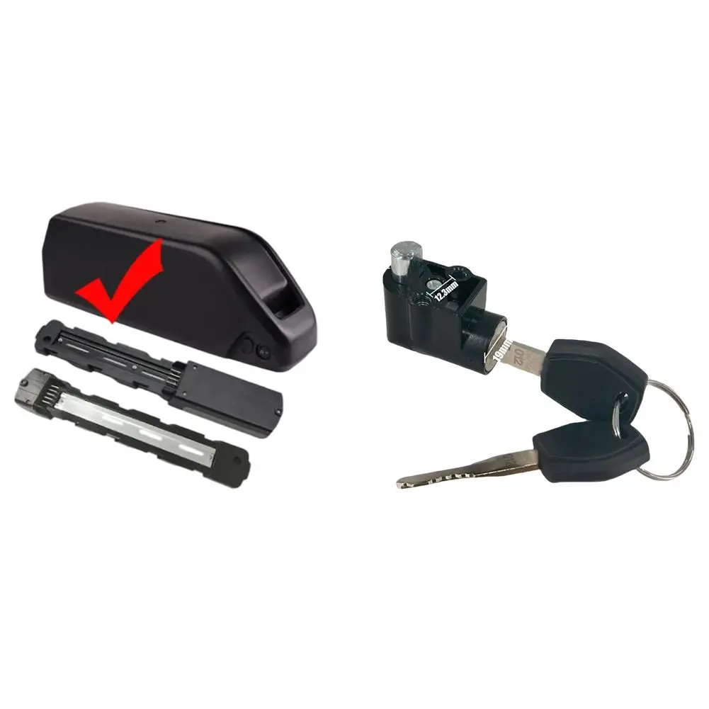 Ebike Super73-بطارية بولي قفل البطارية ومفتاح/قفل أجزاء Ebike مع مفتاح لعلبة بطارية بولي/مقبس طاقة بولي-مفتاح الطاقة