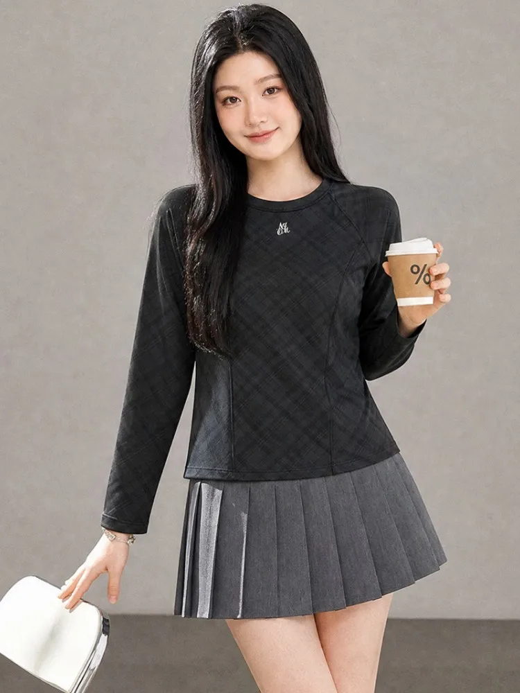 1XL-5XL Plus Size Women's Clothing Spring Autumn Fashion Elegant Tops 3XL 2XL Plus Big Size Women's Long Sleeve T-shirt