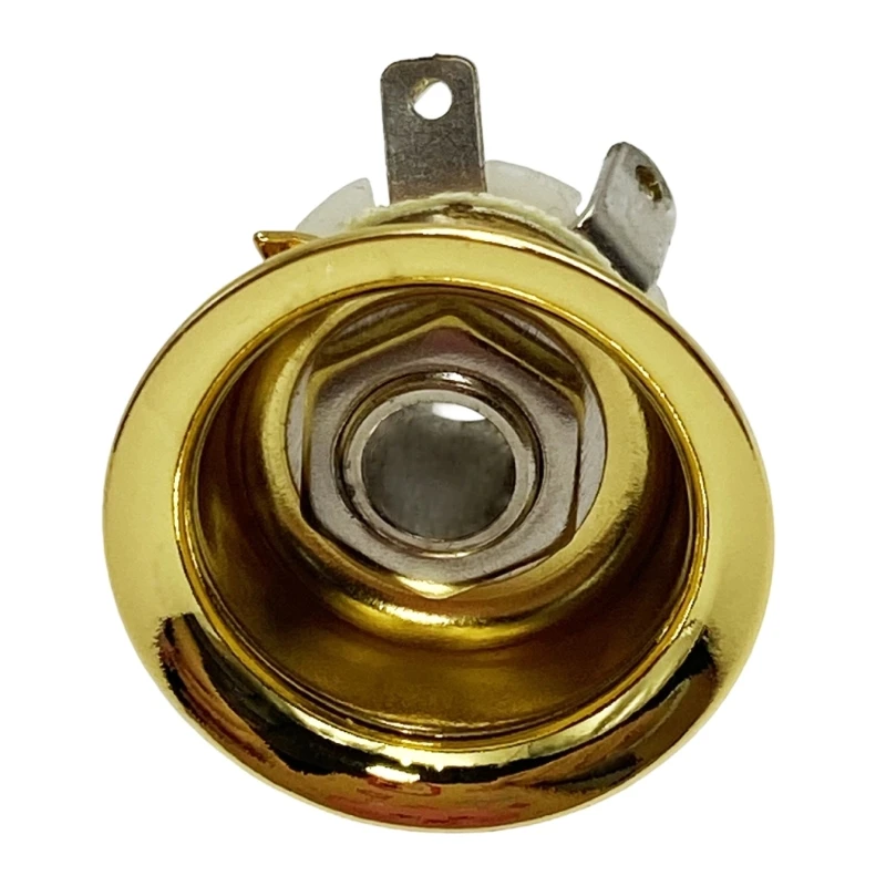 Mono Instrument Jacks Electric Guitar Jacks Single Channel Guitar Plug Metal Texture for Electric Guitar and Bass JOME
