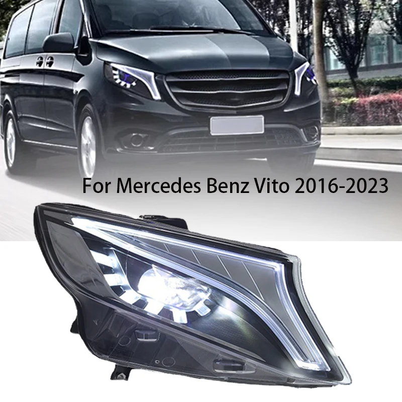 

Car Headlights For Benz Vito LED 2016-2023 Headlight W447 Head Lamp DRL Upgrade Front Projector Lens Automotive Accessories