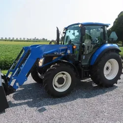 Mini tracteur à roues avec moteur diesel, équipement agricole, démarrage électrique, 4tage, 50HP