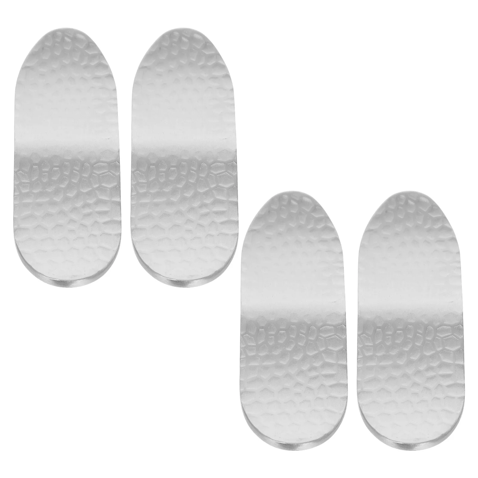 

4Pcs Modern Hammered Finish Chopstick and Spoon Holder Stainless Steel Utensil Rack for Clean Kitchen Dining Environment