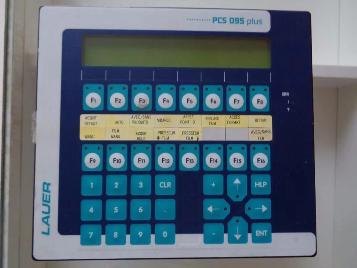 Lauer PCS095 PLUS Operator Interface Panel  Used In Good Condition