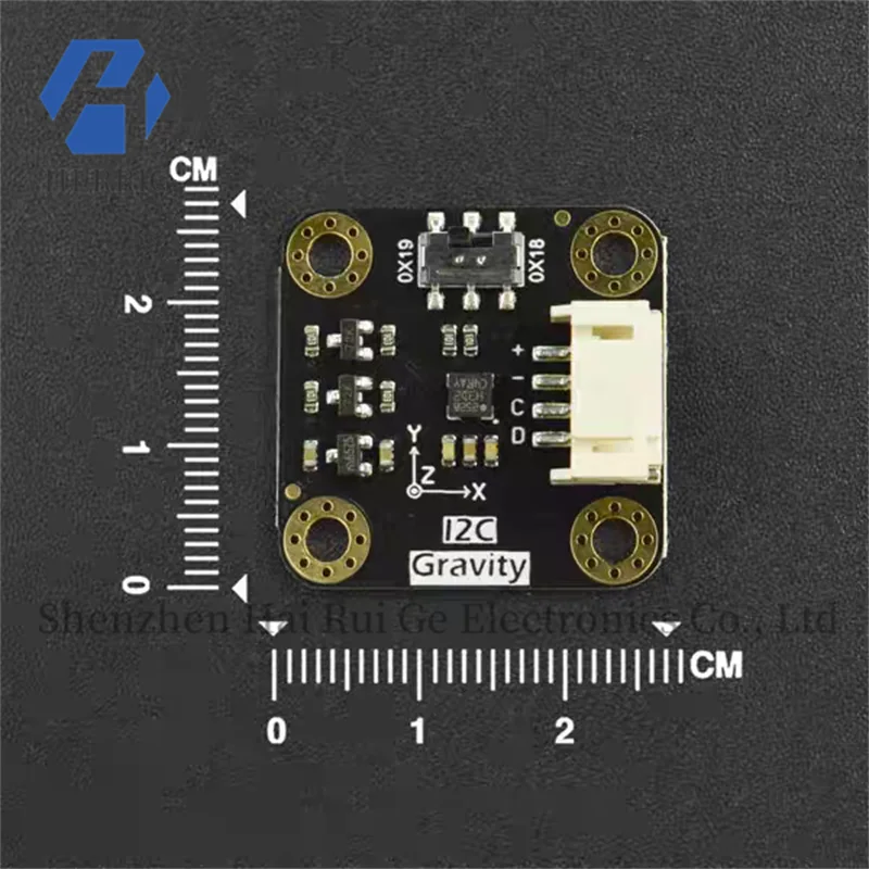 Gravity: I2C H3LIS200DL three-axis accelerometer