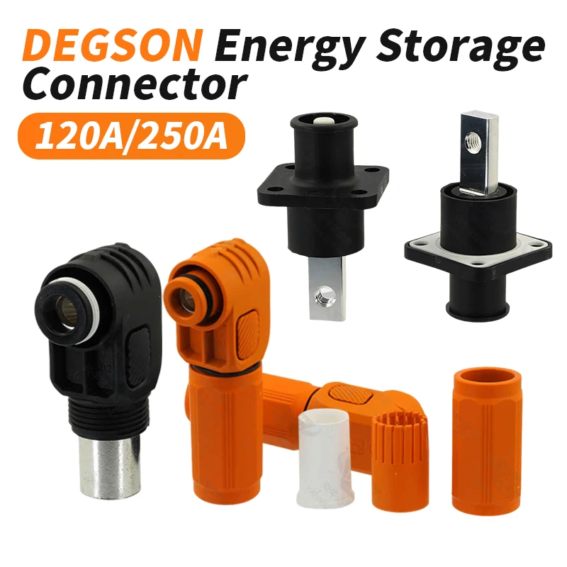 350A Single Core Energy Storage Connector 50/70/100/120/150/200/250A High Current Power Terminal Block Through Wall Power Plug