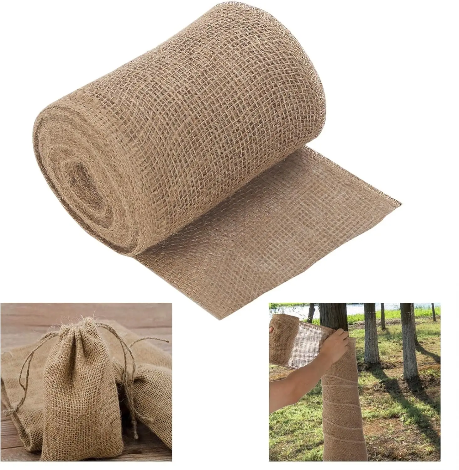 

Натуральные джутовые обертки для защиты деревьев, зимние укрытия для защиты коры от мороза, защита растений