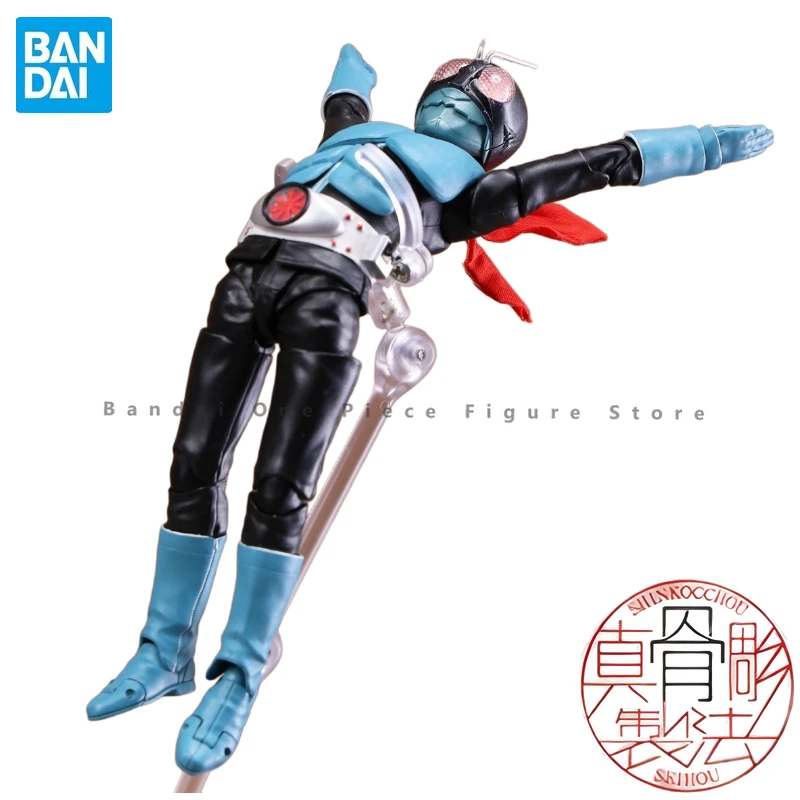 In Stock Original Bandai SHF Real Bone Sculpture Kamen Rider Old No. 1 Action Figure Gift Ornament Anime Toy Model