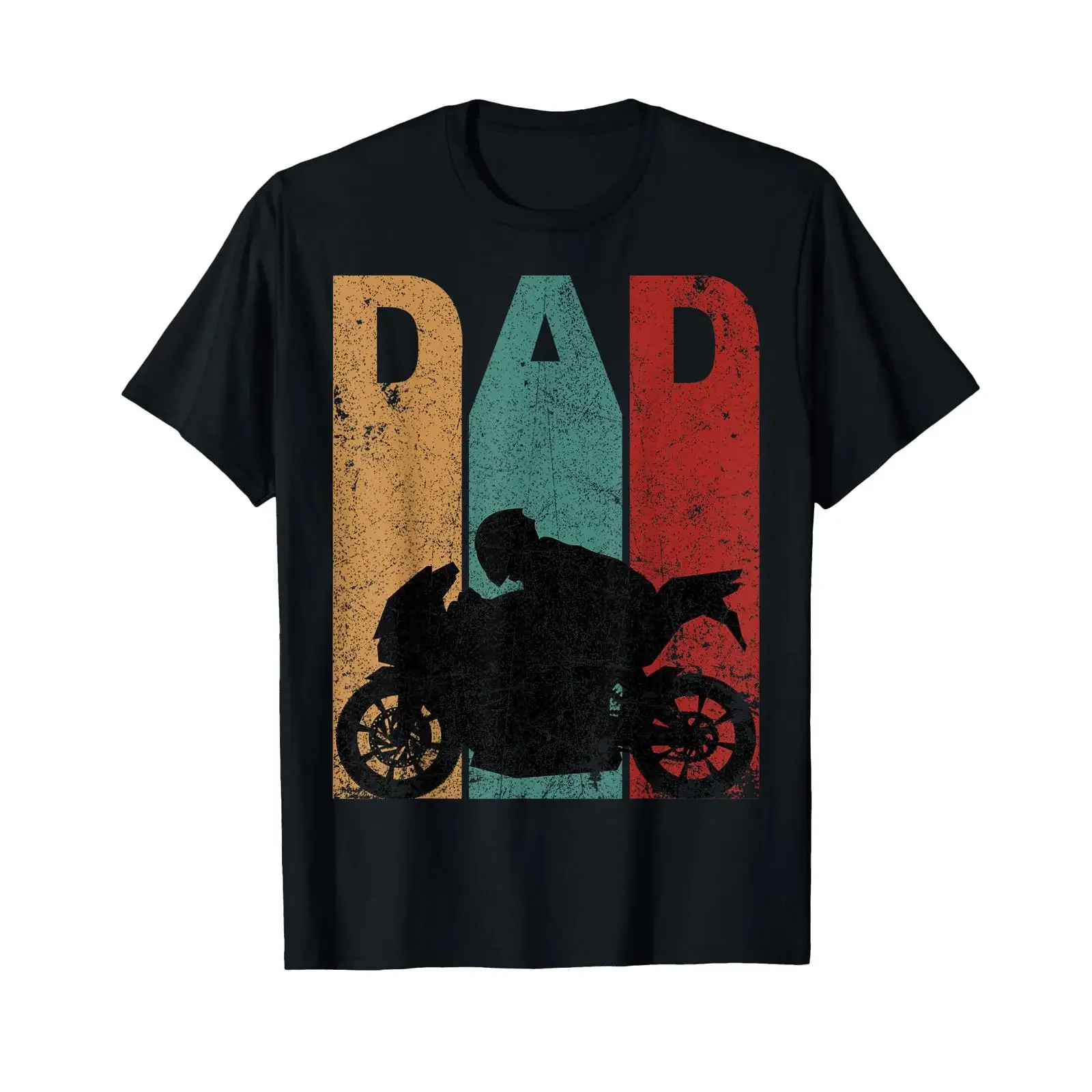 Vintage Sport Bike Dad Biker Motorrad T-Shirt Vintage Washed Streetwear Designer-Kleidung Unisex Vielseitig Herren Stilvoll