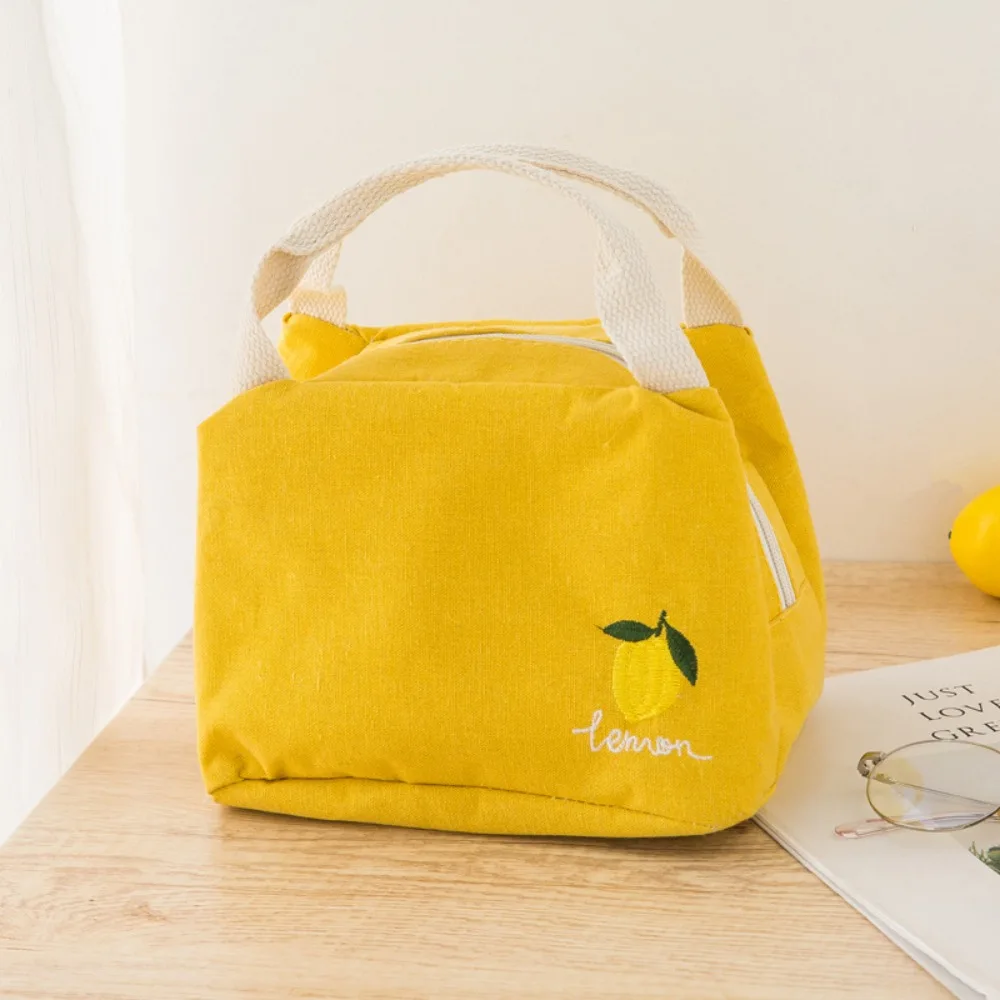 لطيف الفاكهة معزول حقيبة حرارية حقيبة التخزين قابلة لإعادة الاستخدام حقيبة الغداء مانعة للتسرب حاوية الغداء معزول علب الاغذية طفل طالب الهدايا
