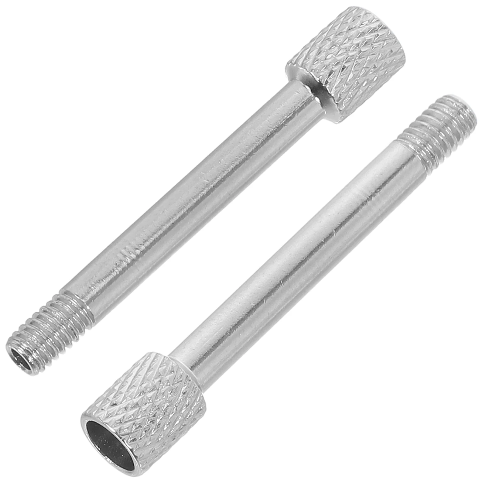 

2pcs Electric Guitar Accessories Hollow Tremolo Bridge Screws Silver Metal Parts Lightweight Durable Design Guitar Hardware