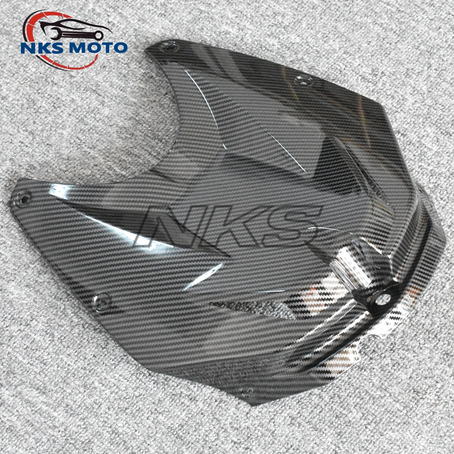 Couvercle de réservoir d'essence de moto, aspect peint en carbone, sergé central, pour BMW S1000RR 2009 2010 2011 2012 2013 2014