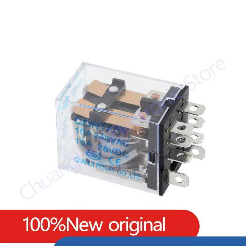 5pcs/lot New original JQX-13F-DC12V-2Z original front relay intermediate relay 8-pin two open two close 10A250V