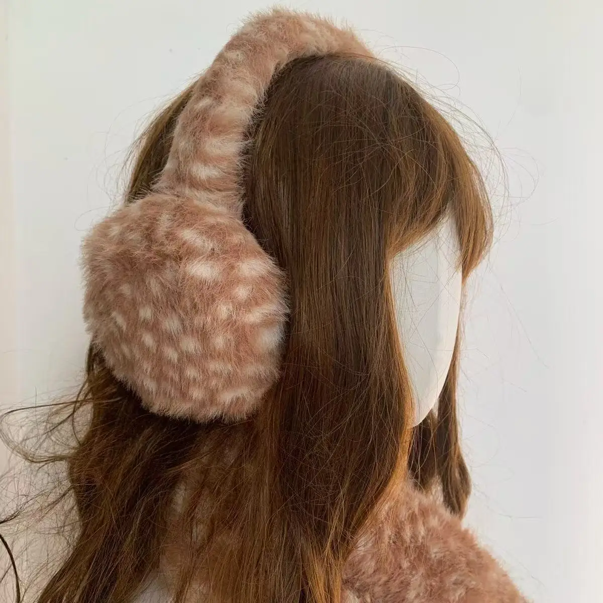 Winter Japanese Cute Elk Scarf Kawaii Deer Series Plush Christmas Accessories Padded Outdoor Warm Cosplay Deer Earmuffs