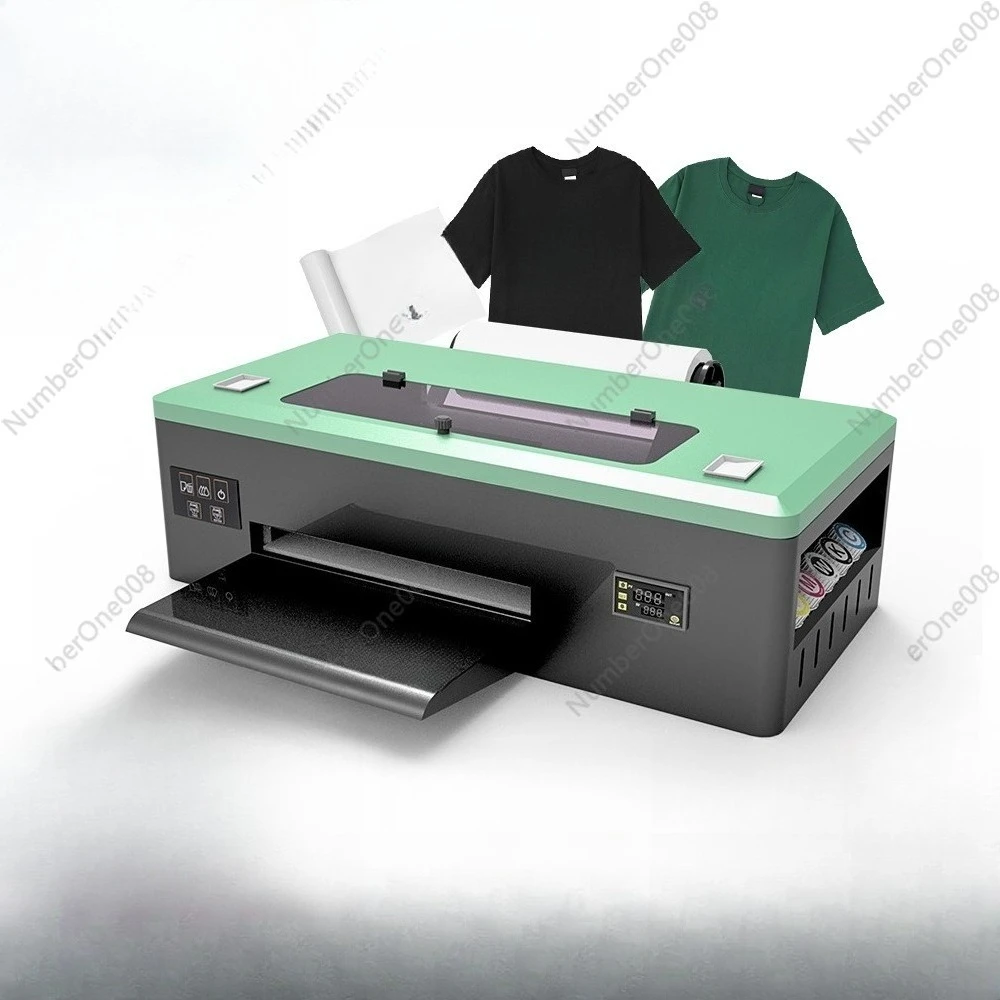 Impresora de transferencia de calor A3 DTF para camisetas, sombreros, ropa, máquina de impresión de patrones pequeños, tinta blanca directa a filmar