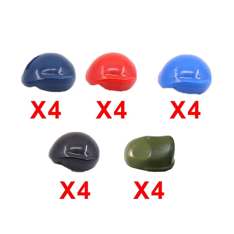 Mittelalterliche Militärsoldatenfiguren Bausteine Zubehör Bandit Hüte Baskenmütze Helm Rucksack Mantel Umhänge Kit Spielzeug Geschenk T049