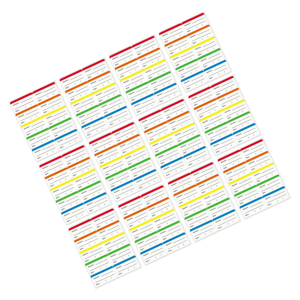 300 قطعة من ملصقات تخزين الطعام القابلة للكتابة، ملصقات تاريخ الطعام، لاصقة قابلة للإزالة، ملصقات ثلاجة المطبخ، ملصقات المطبخ