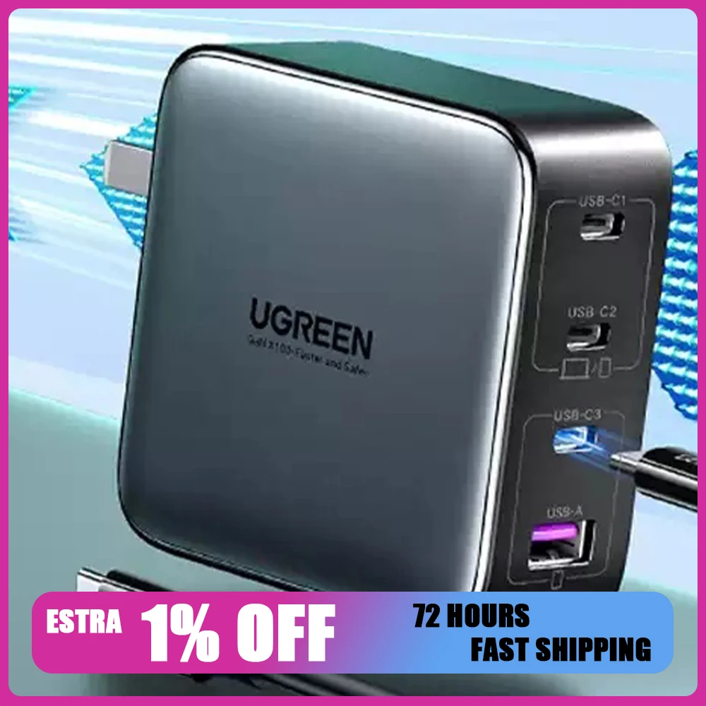 ugreen-100w-gallium-nitride-charger-head-suitable-for-apple-macbook-air-laptops-and-phones-with-type-c-port-charging-plug