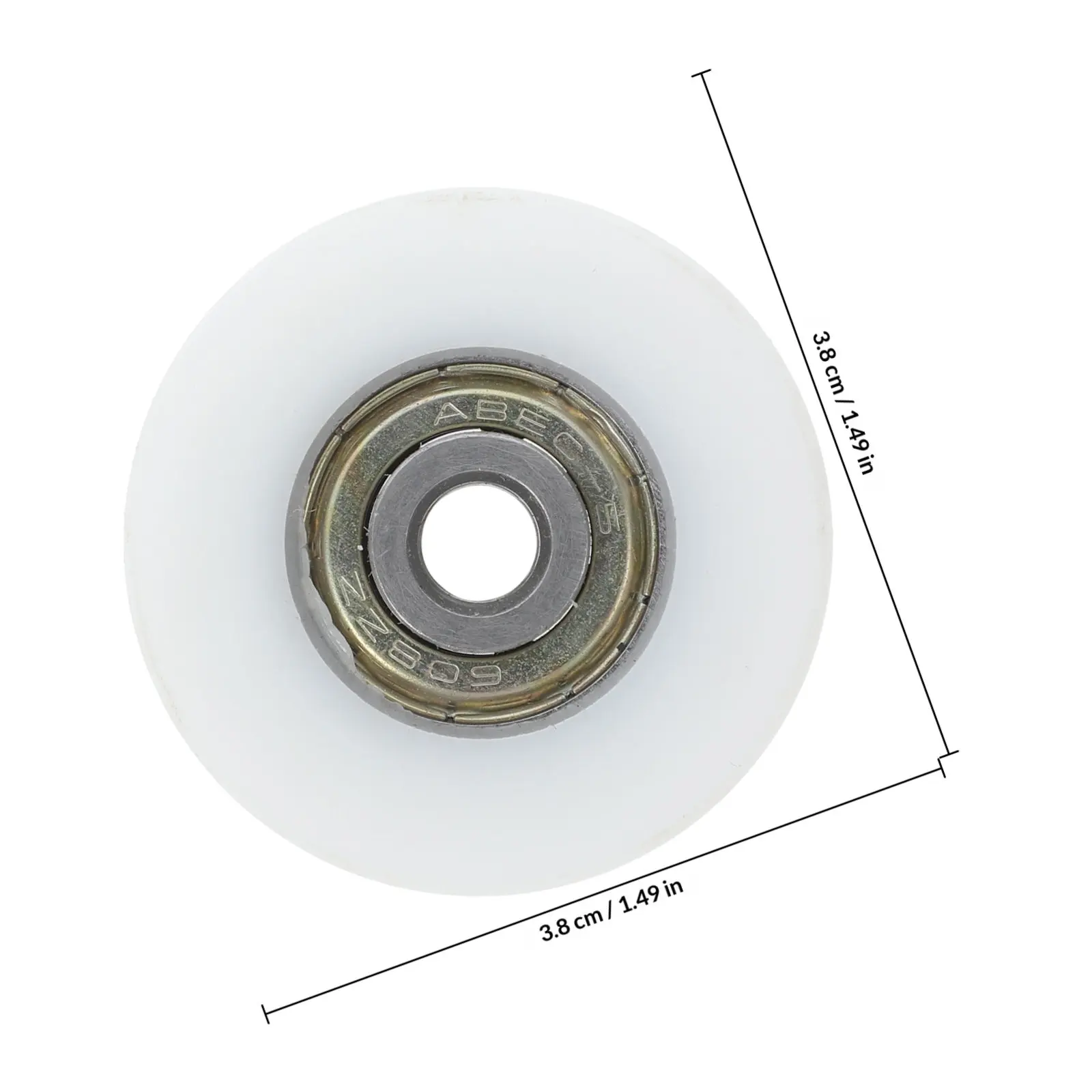 12pcs U Groove Pulley Wheel Bearing For Sliding Door Window Drawer Track Roller Hardware Guide Ball Bearing Pulley