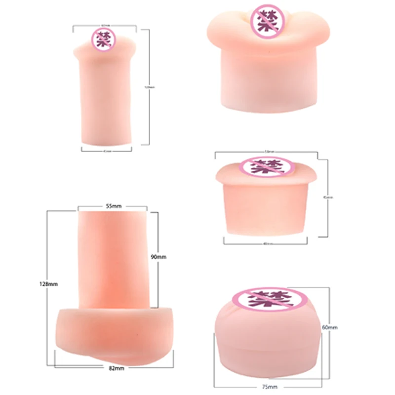 Real Vagina Accessories for Electric Penis Pump Extender Enlarger Glans Protector Sex Toys Men Replacement for Dick Enhancer