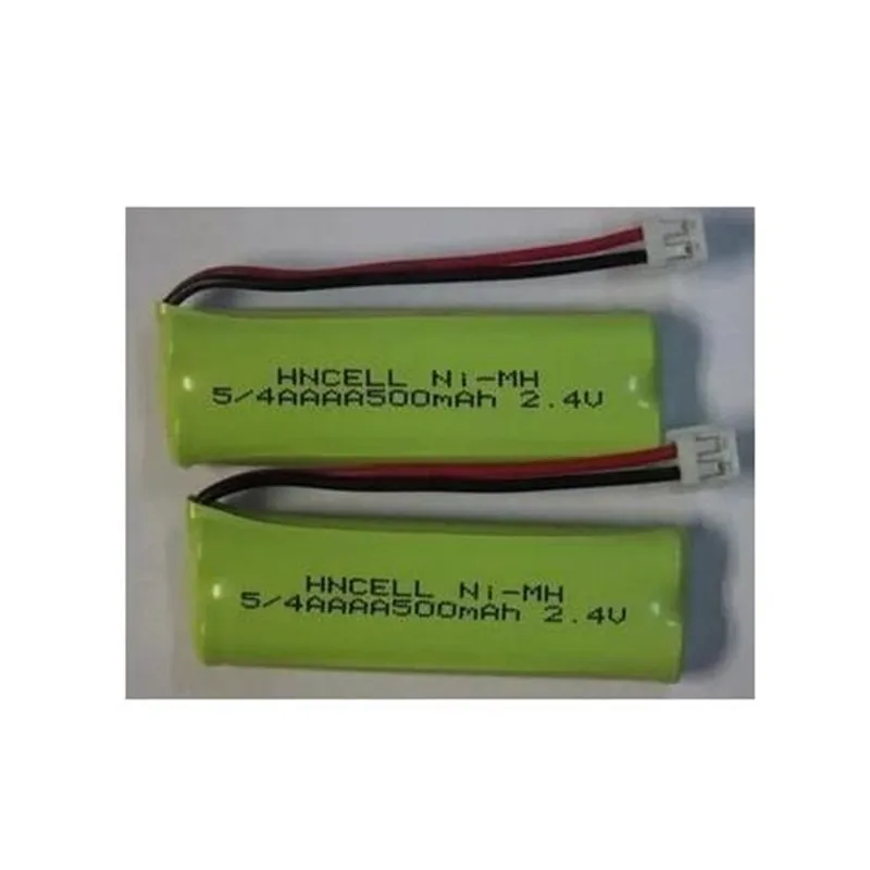 

2Pcs/Lot 2.4V 5/4AAAA Ni-mh 500MAh Rechargeable Battery For Phone