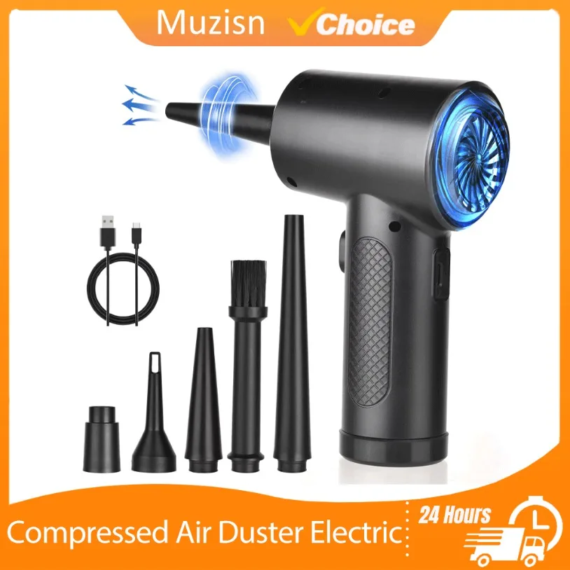

Protable Compressed Air Duster Electric Wireless Air Blower Compressed Air for Cleaning Computer Keyboard Camera Car Home