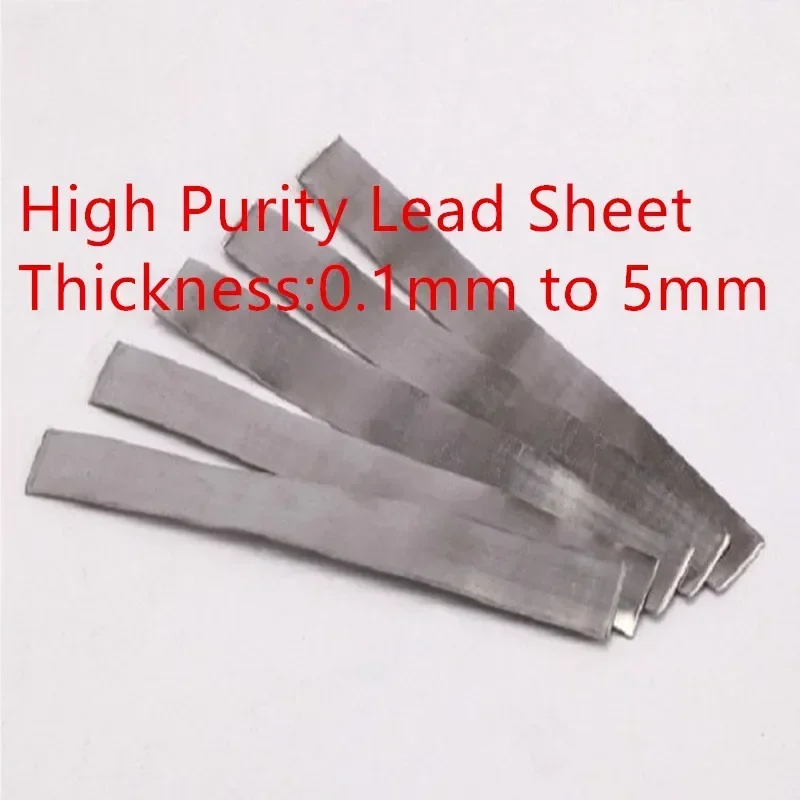 

1pcsPure Lead 99.99% Lead Sheet Lead Plate 0.1 0.2 0.3 0.5mm used for scientific research experiments
