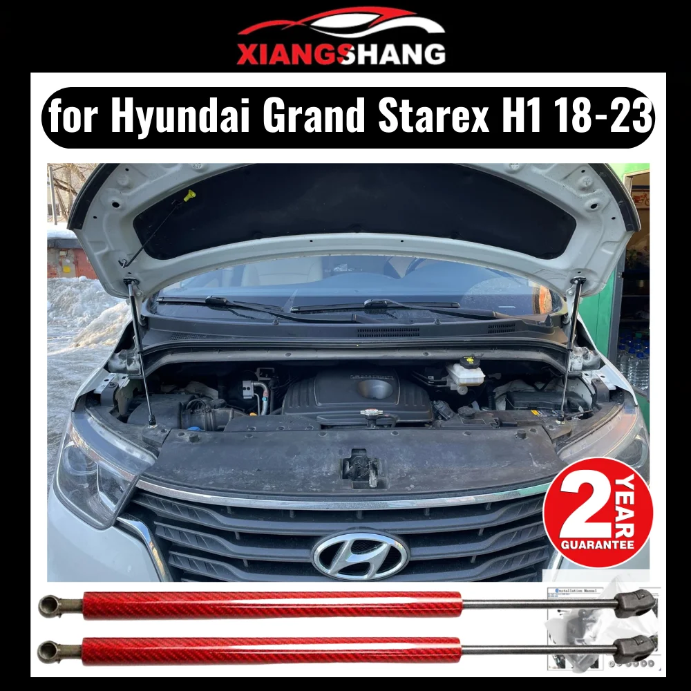 Hood Damper for Hyundai Grand Starex H1 2018-2024 Gas Strut Lift Support Front Bonnet Modify Gas Springs Shock Absorber