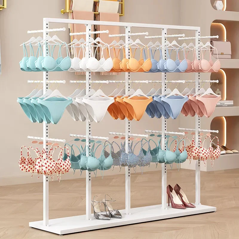 custom.Factory Price Metal Clothes Garment Rack Display Shelf Shop Fittings and Underwear Display Stand