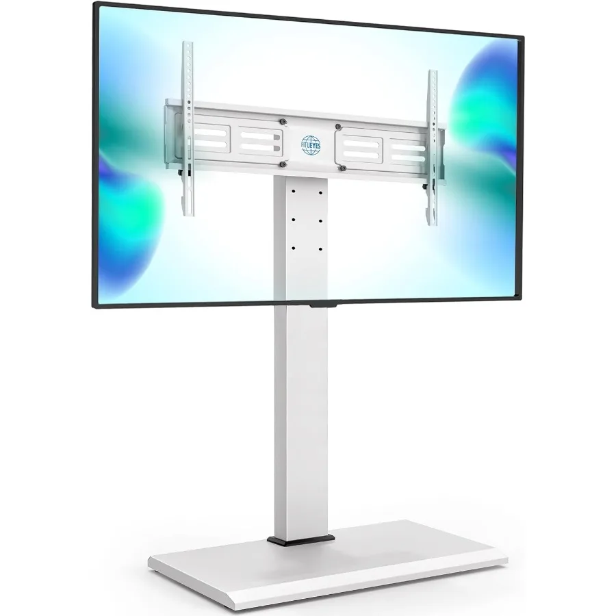 

Универсальная напольная подставка для телевизора с железным основанием и поворотным креплением, компактная конструкция для 50-дюймового светодиодного ЖК-дисплея OLED, плазменной плоской панели или изогнутой