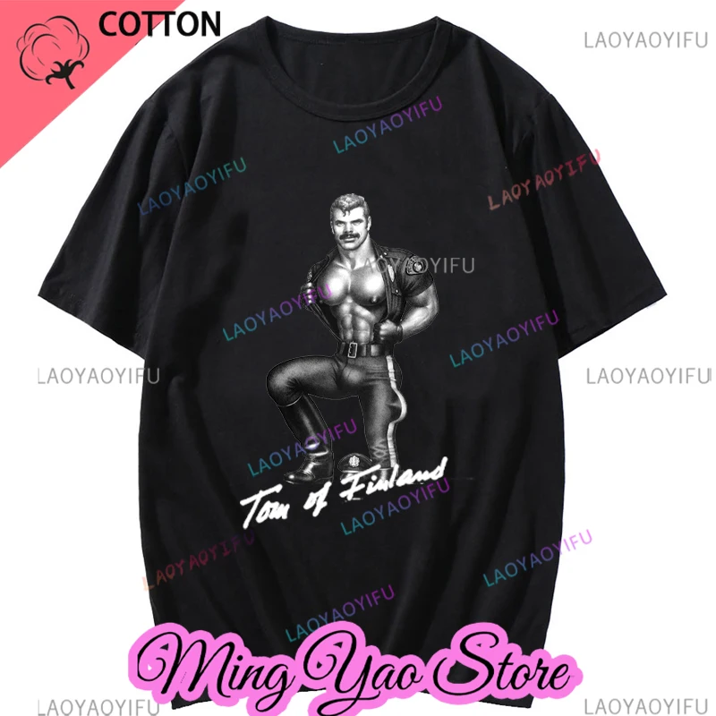 الأفلام الشهيرة شعبية أعلى بيع توم من فنلندا صديقها تي شيرت مثلي الجنس رجال الشرطة الرجال تي شيرت جديد إمرأة بلايز للجنسين