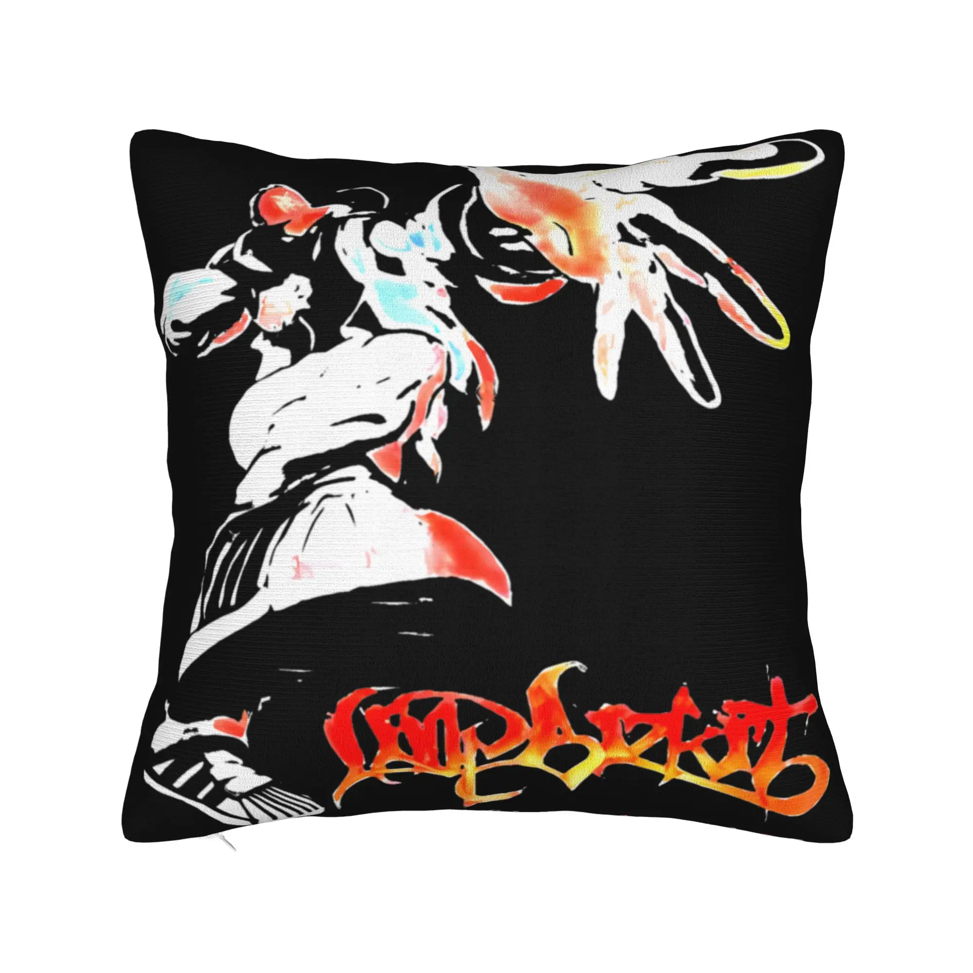 Limp Bizkit  Pillowcase Polyester Cushion Cover Decorative  Metal Band Rap Rock Throw Pillow Case Cover Home Square 45*45cm
