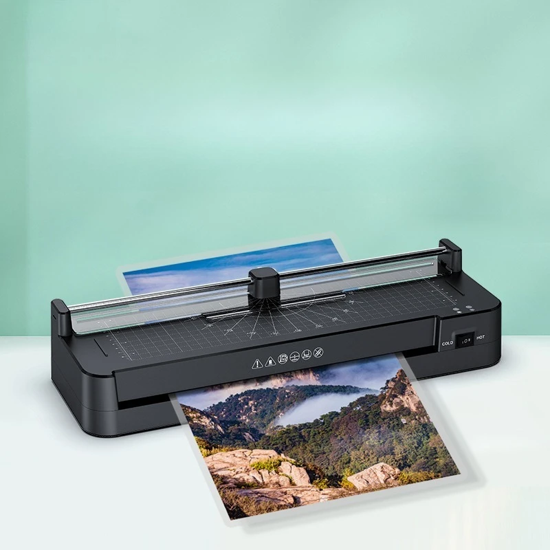 Small-Size Multi-Purpose Pouch Sealing Gear A3 File Film Covering Machine Lightweight Photo Laminator For Domestic Scenes