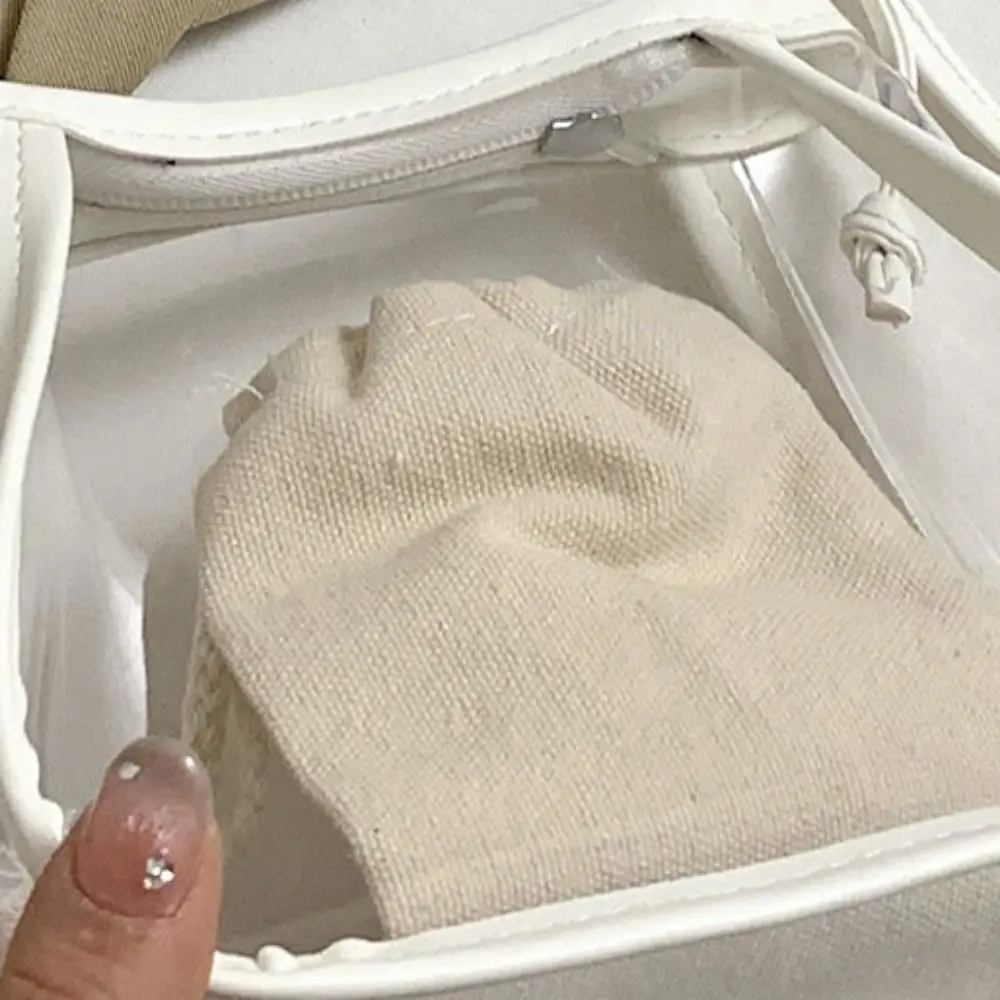 Fashion 2 in 1 Clear Crossbody Bag Waterproof Portable shoulder bag Casual PVC Women's Bag travel