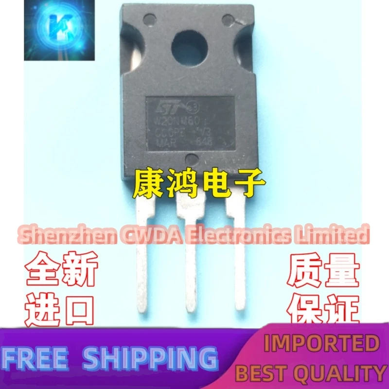 10PCS-20PCS   W20NM60 STW20NM60 TO-247 MOS 20A/600V  In Stock Can Be Purchased