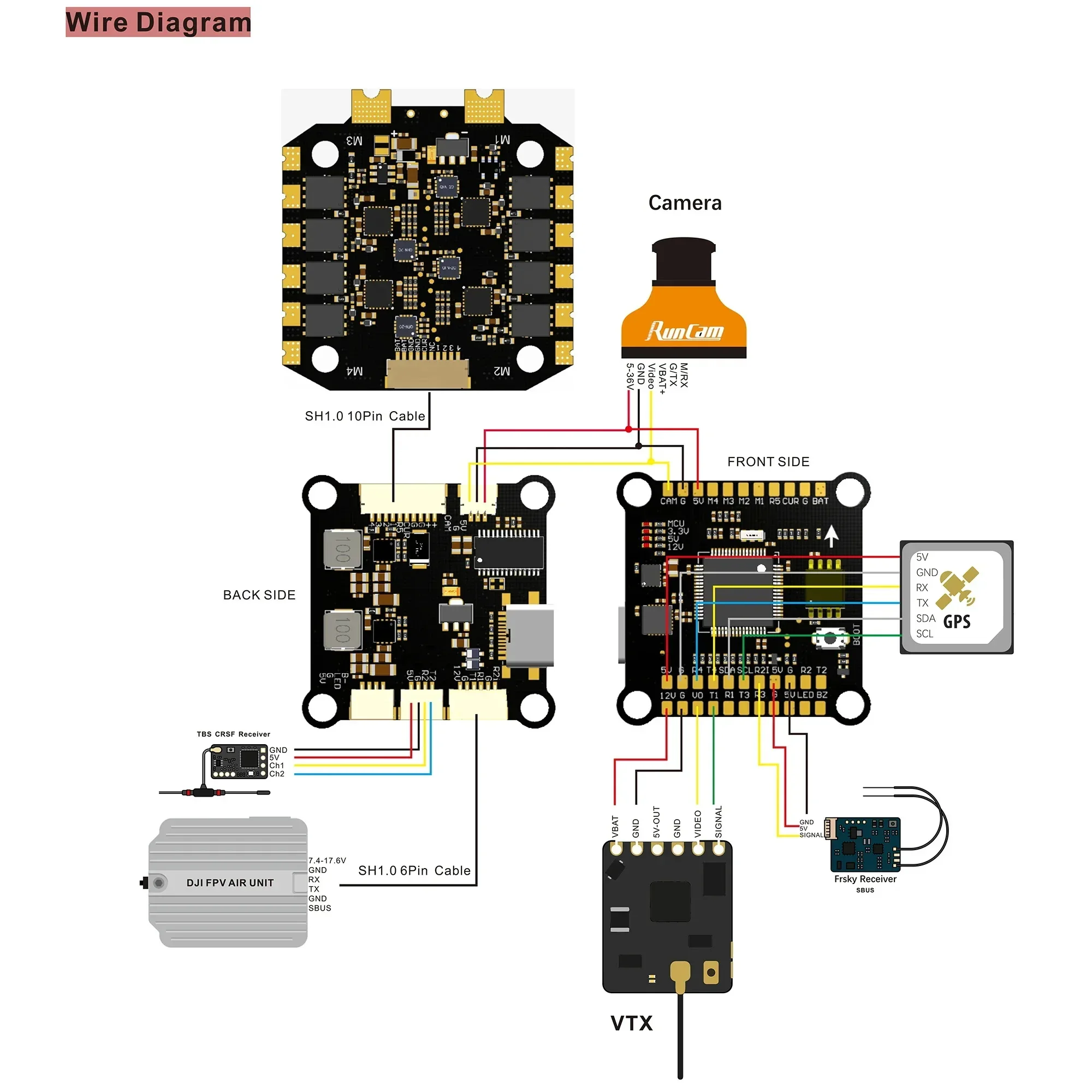 F4 FC Flight Control Stack 3-6S 8S BLS-60A/80A BLHELIS 4 in 1 ESC for RC FPV Racing Drone Plane 7/8/10inch Quadcopter Long Range