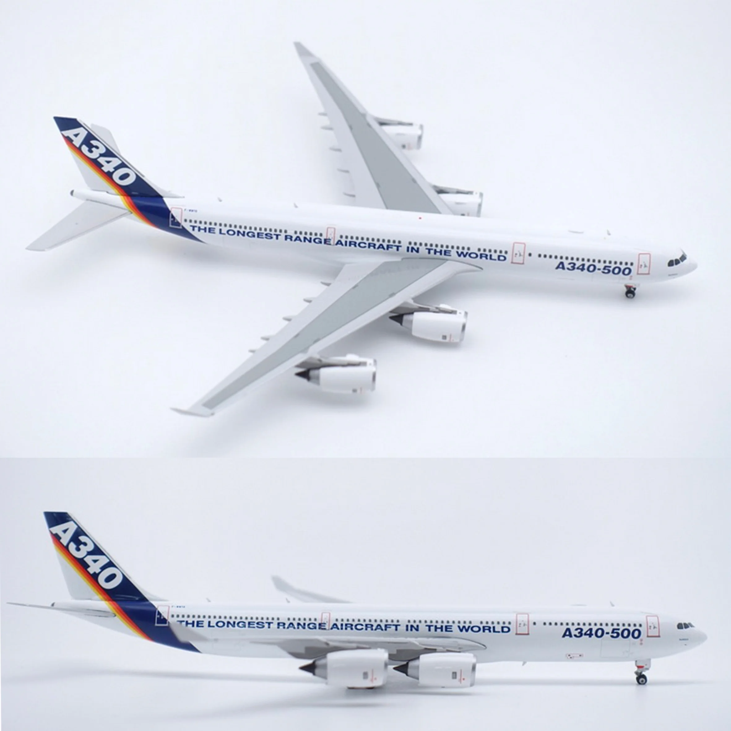 1/400 P11915 A340-500 aircraft model F-WWTE factory painted Alloy finished aircraft model