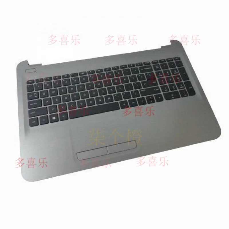 

ZZMM New For HP 15AY 15BA 15-AY KEYBOARD TOUCHPAD TOP CASE PALMREST Silver 855022-001